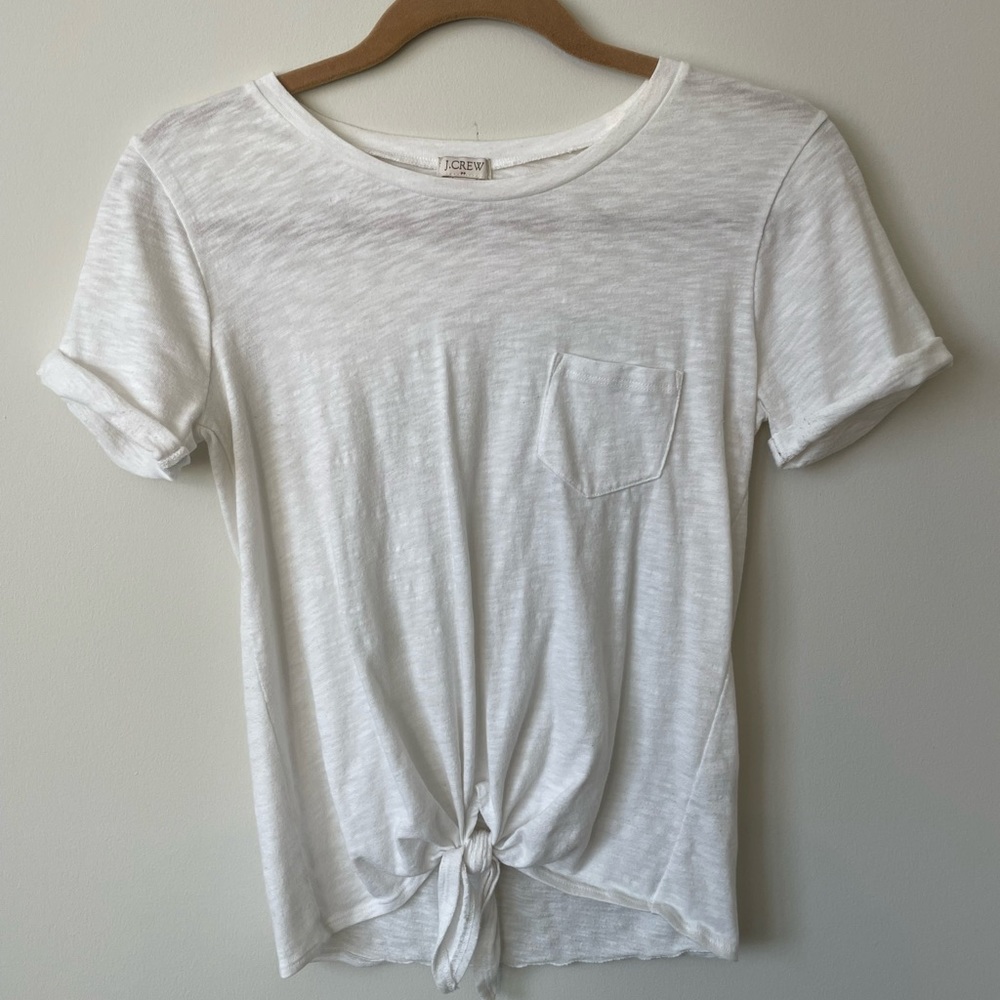 Tie front top